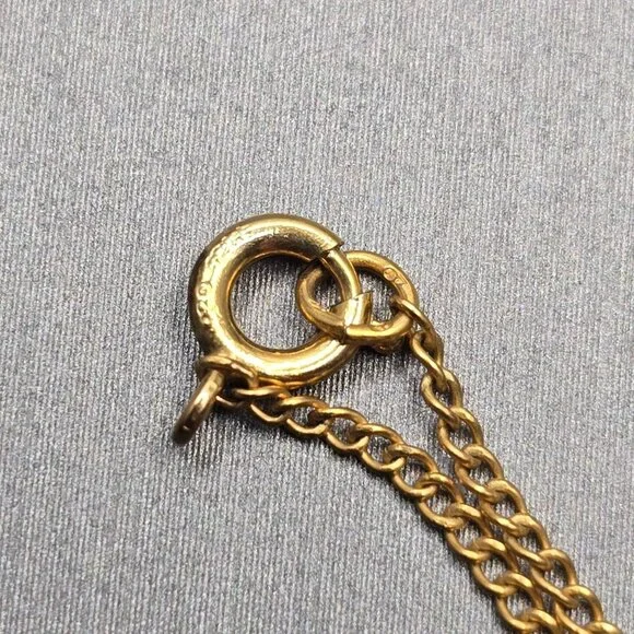 VTG 12K GF Sand Dollar Pendant Necklace 18" Natural Shell 1970s USA - Picture 5 of 11